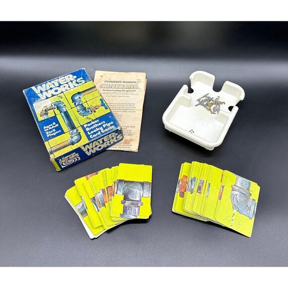 Vintage Game Water Works Parker Brothers 1976 Leaky Pipes Family Game Complete - Picture 1 of 10